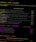 Pizza and co menu
