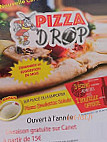 Pizza Drop menu