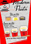 Modern Pasta menu