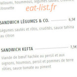 Tintamarre Saveurs Levantines Carte