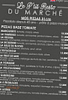 Le P'tit Resto Du Marché menu