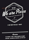 We Are Pizza menu