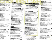 Bensons Cafe Restaurant Bar Belgrave menu