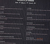 Pizza de Luxe menu