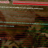 Chez Max Speisekarte