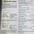 Las Robles menu