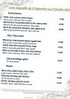 Le Domaine De Rilly menu