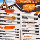 Petit Paris menu