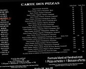 La Pana Pizza menu