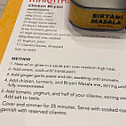 Marathi menu