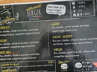 Mr Vagabond menu