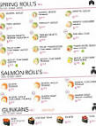 Lady Sushi La Grande Motte menu