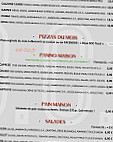 Pizza Doc Truck menu