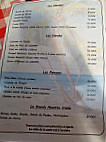 La Case Creole menu