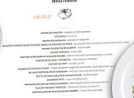 La Guérite menu