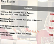 Restaurant Mets Envies menu