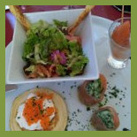 Les Marronniers Comida