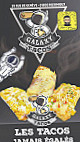 Galaxy Tacos menu