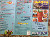 Alanya Simmern menu