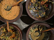Nelum Kole With Sri Lankan food