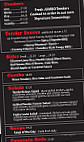 Tender Lovin Grill menu