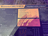 Brasserie Chez Fred menu
