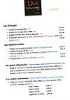 Lac Et Montagne menu