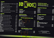 Le Kiosk menu