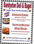 Sandyston Deli Bagel menu