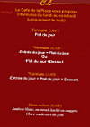 Brasserie-Cafe de la Place menu