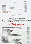Le Comptoir Des Crus menu