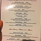 Paracas Peruvian Restaurant menu