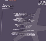 Michel Sarran menu