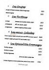 La P'tite Brasserie menu