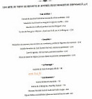 La Table De Fompeyre menu