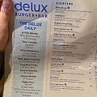 Delux Burger Bar menu