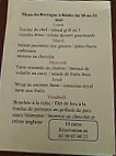 Crêperie Le Bretagne menu
