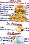 La Crêperie Cora menu