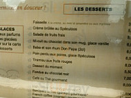 Le Ch'ti Charivari menu
