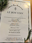 Le Bon Coin menu
