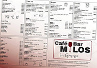 Café Milos Bei Giuseppe menu
