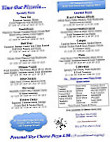 Time Out Pizza menu