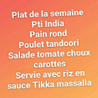 La Mini Dinette menu