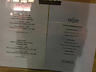 Passio menu