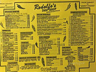 Rodolfo's Taco Shop menu