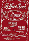 Le Food Duck menu