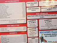 Tabac Du Lac menu
