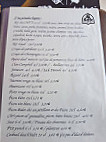 L'Auberge du Cheval Blanc menu