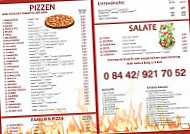 Pizza Calabria menu