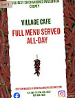 Village Cafe menu
